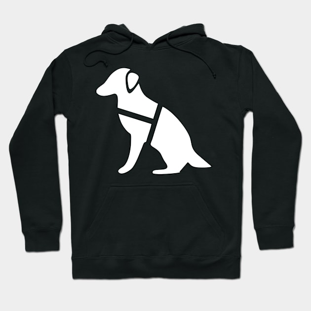 Service dog Hoodie by ArtvectorDSGN